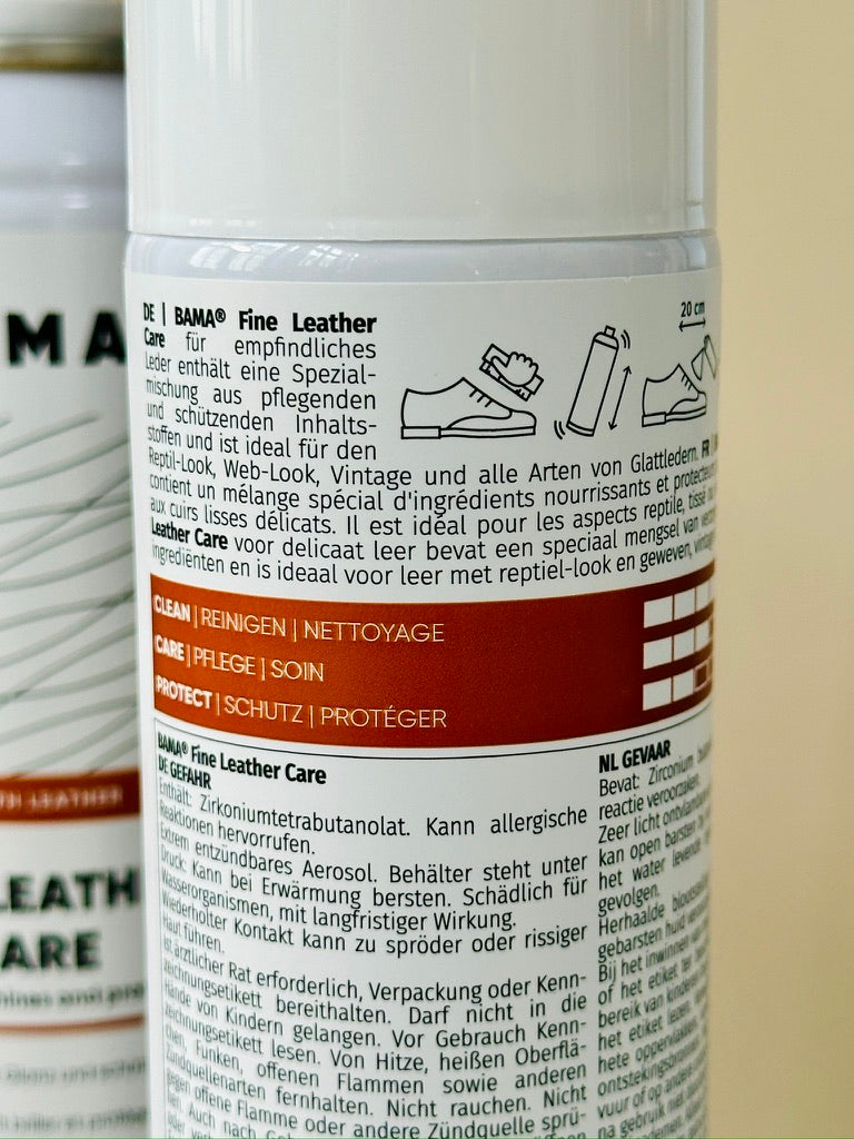 BAMA Fine Leather Care – Premium Lederpflege-Spray mit Bienenwachs (250 ml)