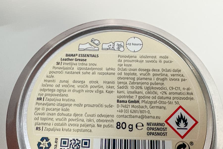 Bama Essentials Lederfett – 80 g